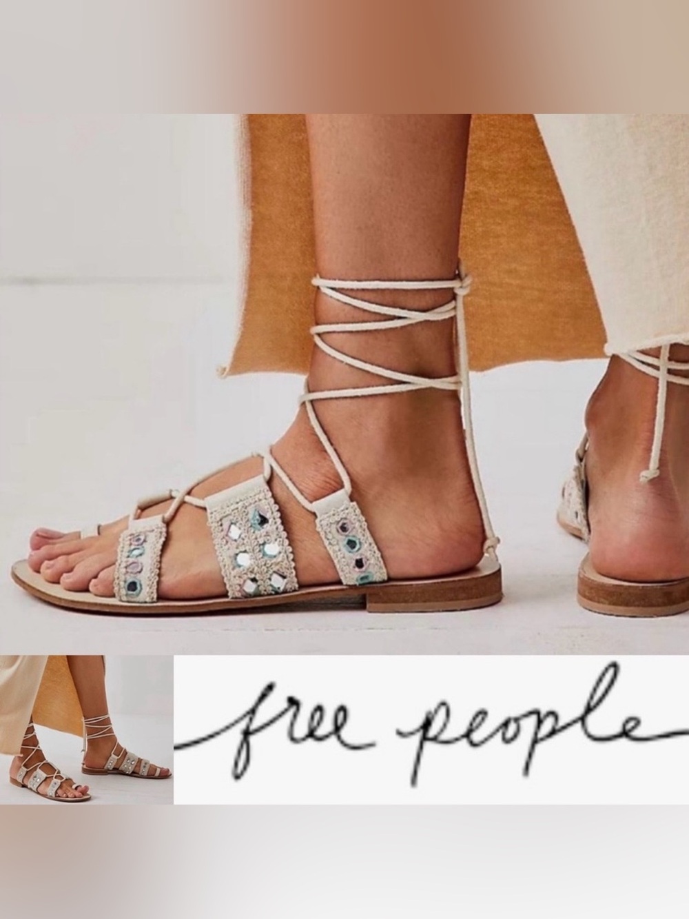 Free People Mantra Mirror Sandal